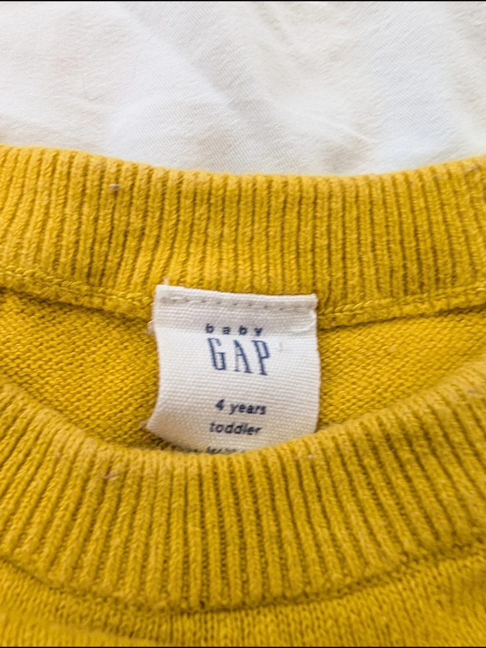 Baby GAP Yellow Star Knit Sweater